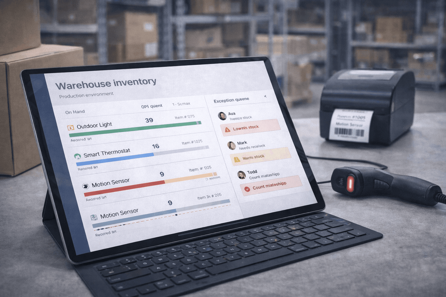 Inventory sync setup
